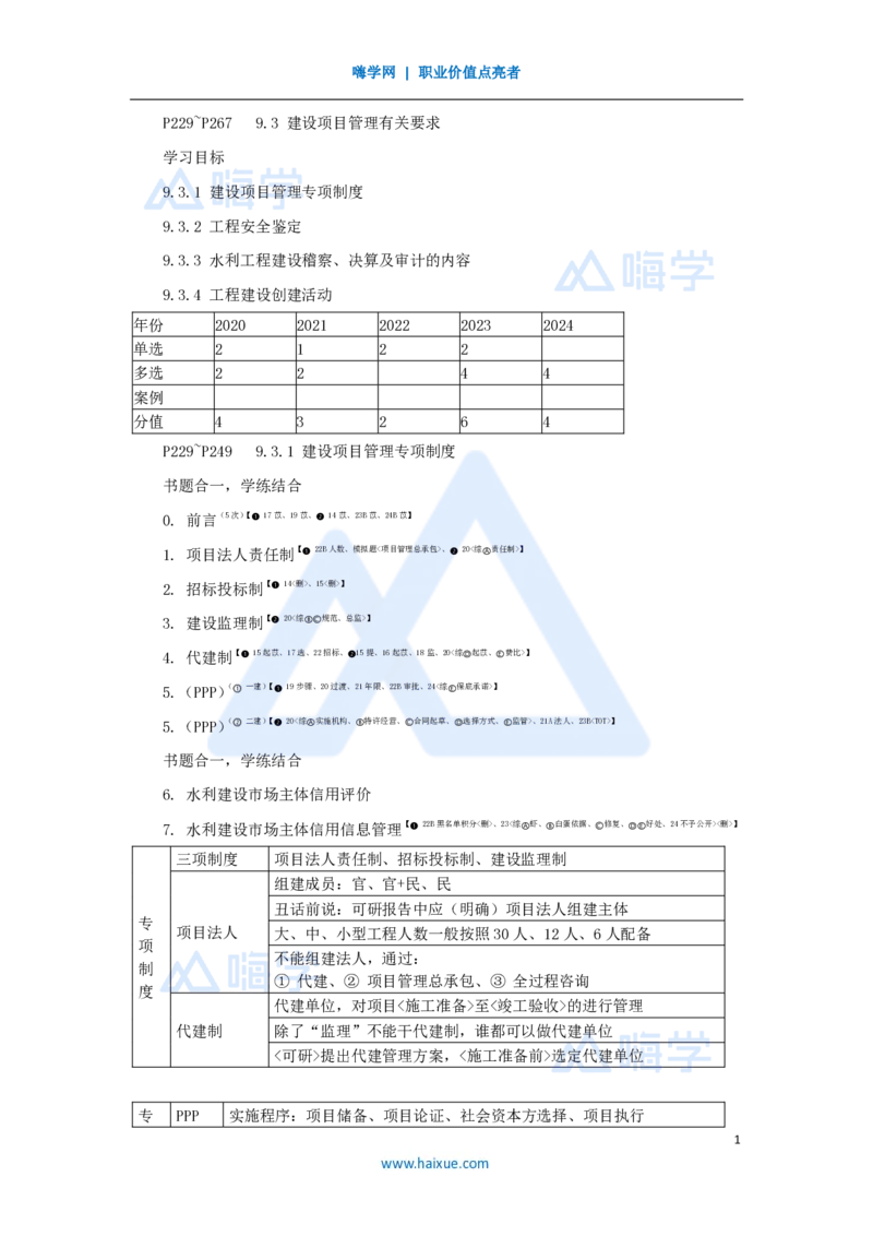 19.2025李想-考前拔分速成-第9章-3_2026年一级建造师_2026年一建水利_2025年一建水利SVIP_04-冲刺串讲✿考点强化✿小灶集训_17-水利《考前拔分速成》李想HX_讲义