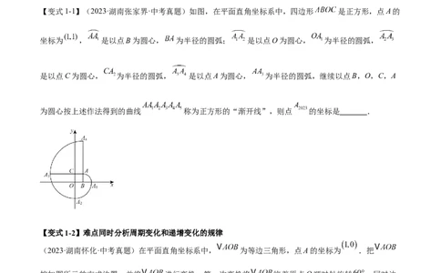 难点04坐标系与函数中的规律、图象、动点、面积问题（4大热考题型）原卷版_2数学总复习_2025中考复习资料_2025年中考数学一轮知识梳理