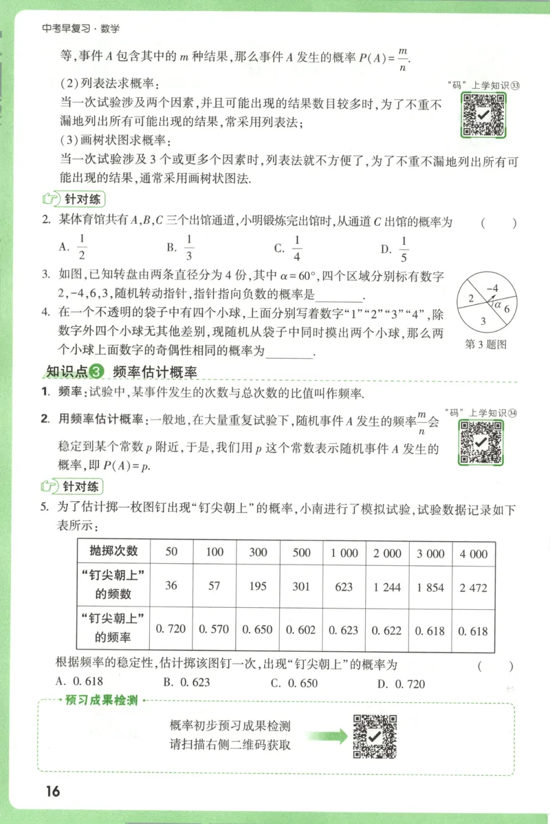 预习新初三_2026万唯系列预习复习_2026版初中《万唯早复习》中考数学