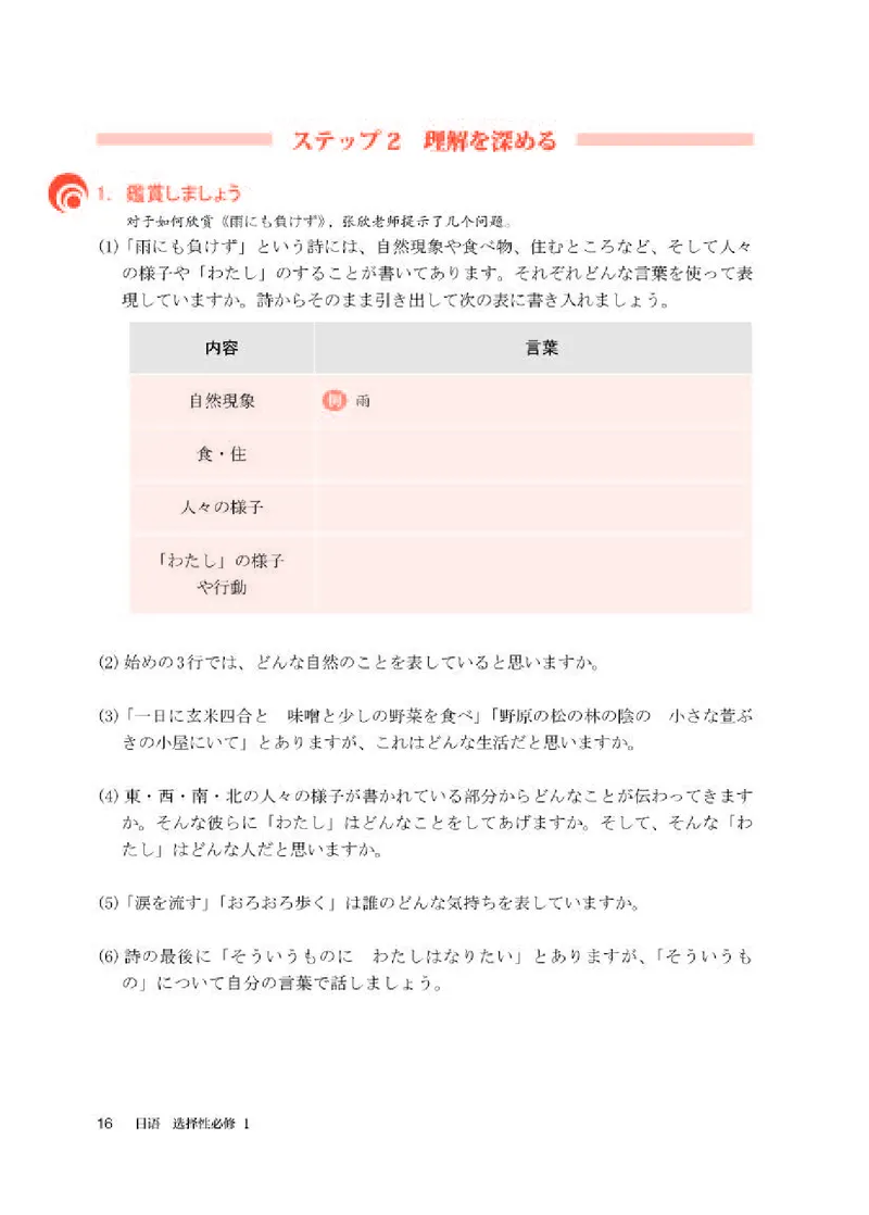 人教版日语选修第一册高清教材_4-教培资料-26年最新资料-同步更新_初中高中教资_03科三专项（进去保存报考的学科即可）_02科三专项（笔记真题思维导图教学设计版本二）