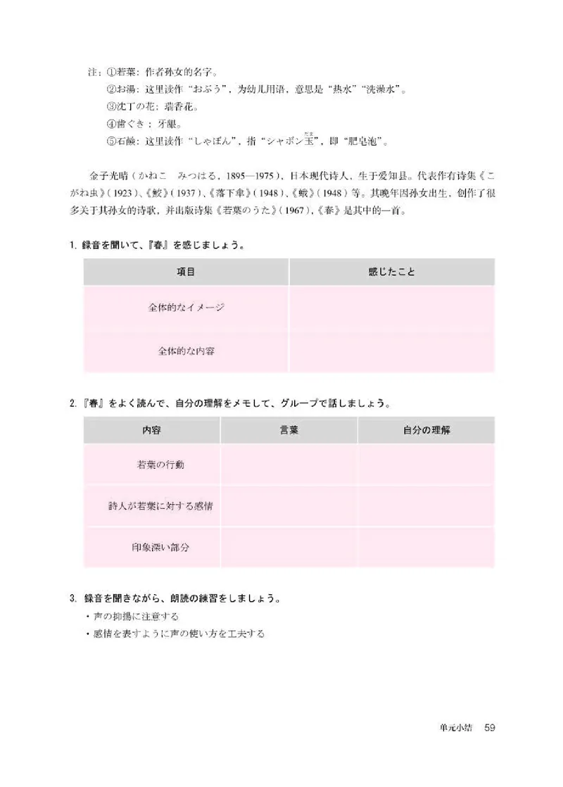 人教版日语选修第一册高清教材_4-教培资料-26年最新资料-同步更新_初中高中教资_03科三专项（进去保存报考的学科即可）_02科三专项（笔记真题思维导图教学设计版本二）
