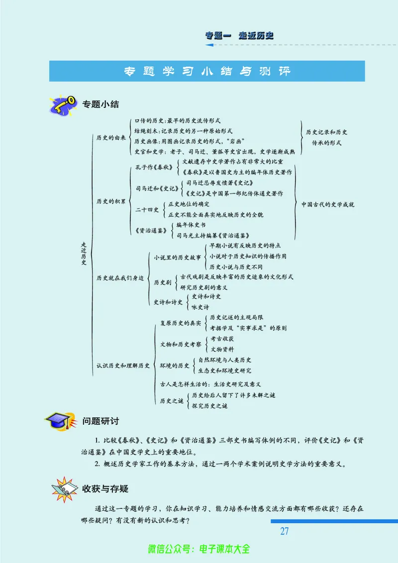 人民版高中历史选修5-探索历史的奥秘_4-教培资料-26年最新资料-同步更新_初中高中教资_03科三专项（进去保存报考的学科即可）_02科三专项（笔记真题思维导图教学设计版本二）