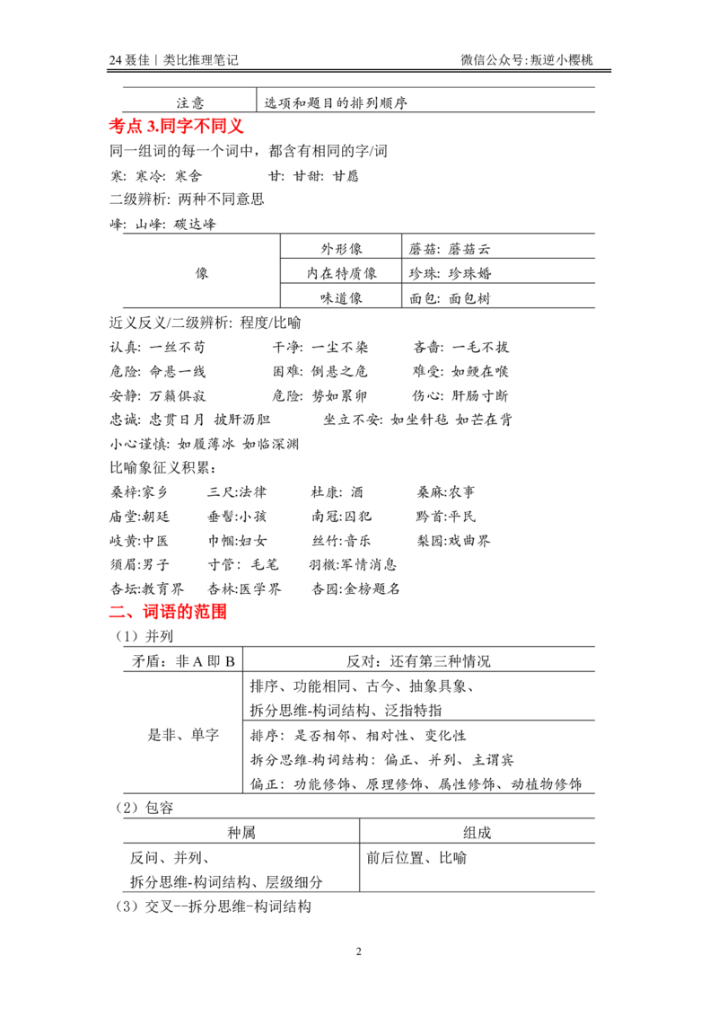 聂佳｜24考公类比推理笔记公众号：上岸总站_2026考公资料_（15）聂佳_笔记聂佳判断笔记