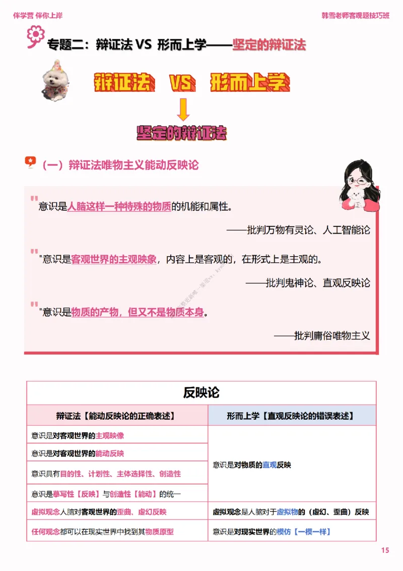 25考研政治韩雪老师马原选择题技巧讲义（伴学营内部讲义）_2026考公资料_（49）政治理论合集_政治理论合集_2025考研政治_03.肖秀荣_01.韩雪_03.冲刺押题_00.课件汇总