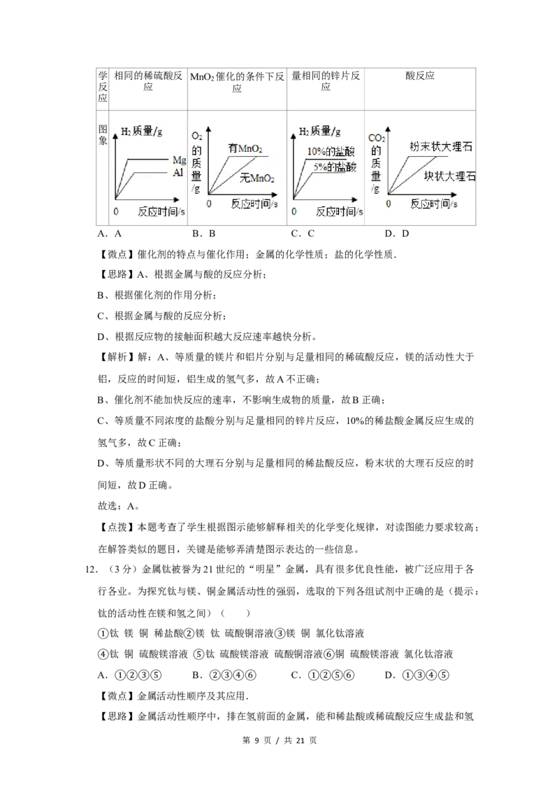 2019年宁夏中考化学试题及答案_中考真题_5.化学中考真题2015-2024年_地区卷_宁夏中考化学08-21