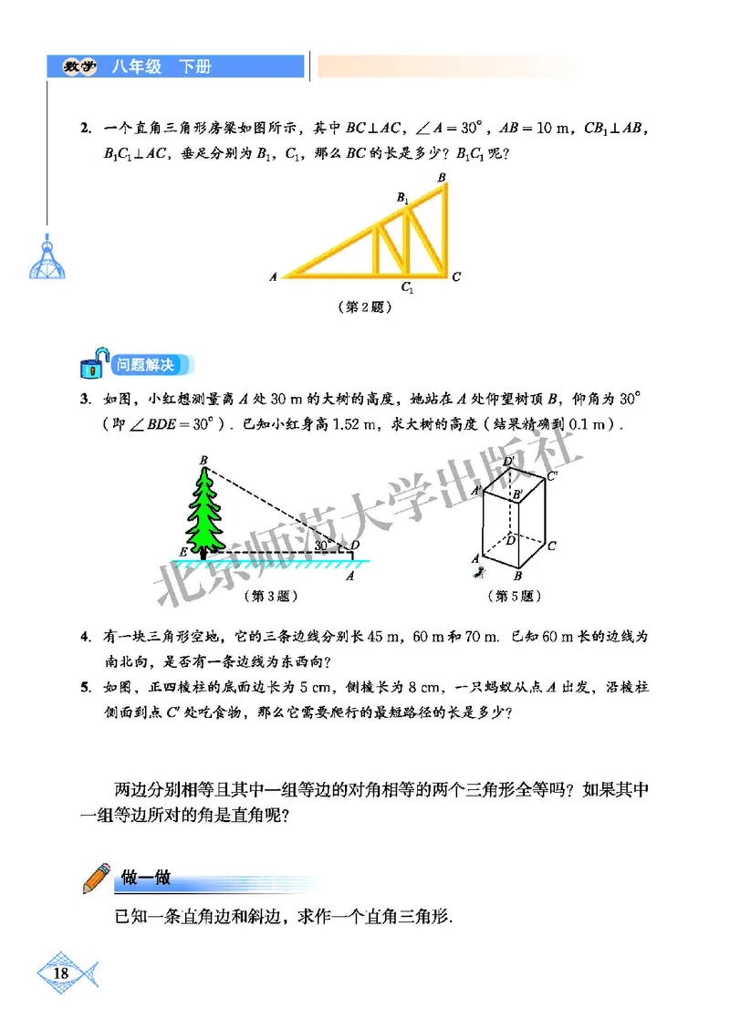 北师大8年级数学下册高清教材_4-教培资料-26年最新资料-同步更新_初中高中教资_03科三专项（进去保存报考的学科即可）_02科三专项（笔记真题思维导图教学设计版本二）