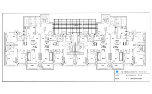 附图2--4#~6#楼架体连墙件平面布置图_2021-2023年优秀施组方案_施工方案_方案35-航企二期项目高空连廊模板支撑架专项施工方案_1.正文_附图