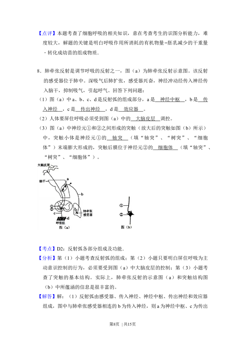 2012年高考生物试卷（新课标）（解析卷）_1.高考2025全国各省真题+答案_01.2008-2024全国高考真题（按省份分类）_11.辽宁_2010-2024&middot;（辽宁）生物高考真题