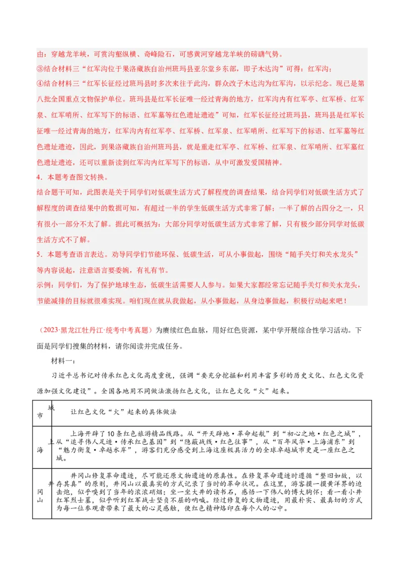 专题04语言表达+综合性学习（第02期）（解析版）_120中考语文全套复习_中考语文复习总复习_专项复习资料_完2023年中考语文真题分项汇编（全国通用）_第02期