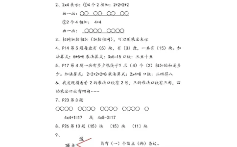 小学二年级上册上学期-青岛版数学重点知识点_二年级上下册资料_小学二年级学习资料-25年更新版_2-03、小学二年级数学上册_2-3-1、复习、知识点、归纳汇总_青岛版