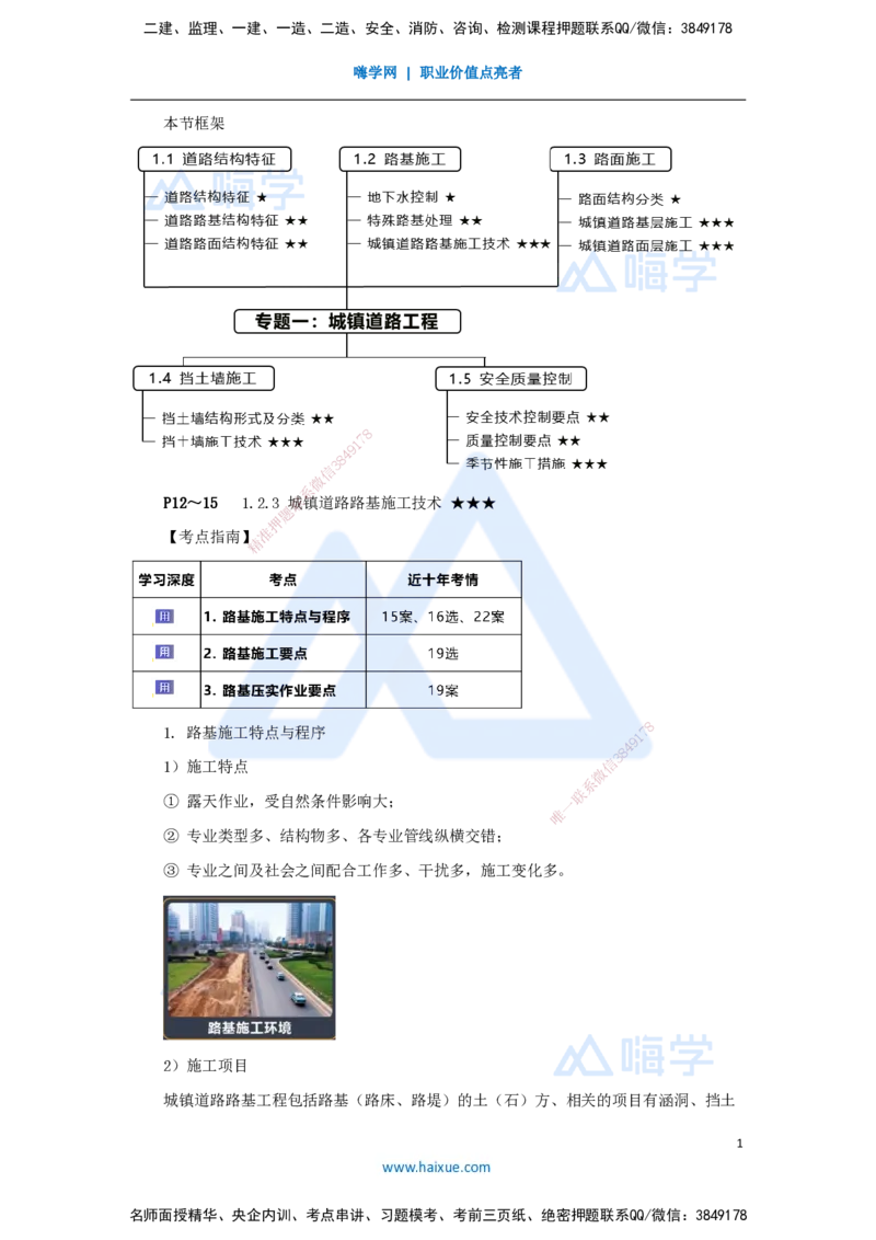 05.2025王欢-3D实景通关-专题一（4）路基施工_2026年一级建造师_2026年一建市政_2025年一建市政SVIP_02-基础精讲✿高端面授✿深度强化_27-市政《实景精讲通关》王欢HX_讲义