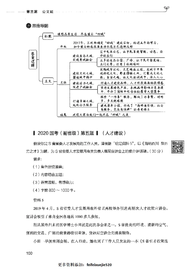 决战申论100题（下册）2023年7月_26吉林考备考资料包_11省考刷题包_05决战申论100题_决战申论100题2023年7月版次