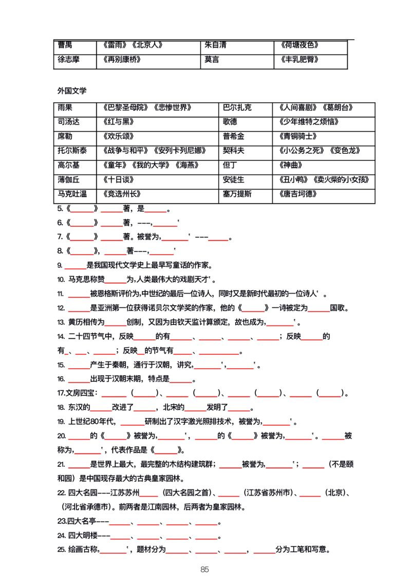 公基大默写_26吉林考备考资料包_08公共基础知识资料+试题_公基背诵笔记+大默写