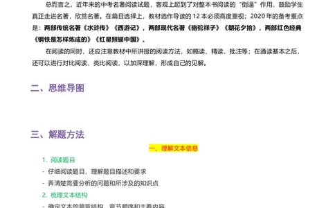专题07名著鉴赏_120中考语文全套复习_中考语文复习总复习_一轮复习资料_完2024年中考语文一轮复习讲义+练习（全国通用）