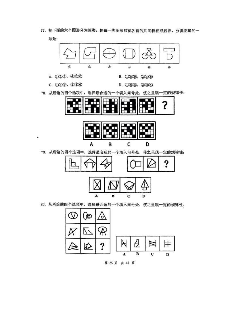 套题六_2026考公资料_花生十三合集_套题班2025花生行测+飞扬申论套题⭐⭐_行测套题2025花生十三国考套卷班一期_套题电子版