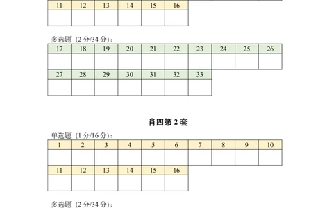 肖四刷题表_2026考公资料_（49）政治理论合集_政治理论合集_2025考研政治pdf（笔记）_肖秀荣考研政治_24肖秀荣_2024肖四浓缩背诵笔记_小谭_刷题表+答案速查表