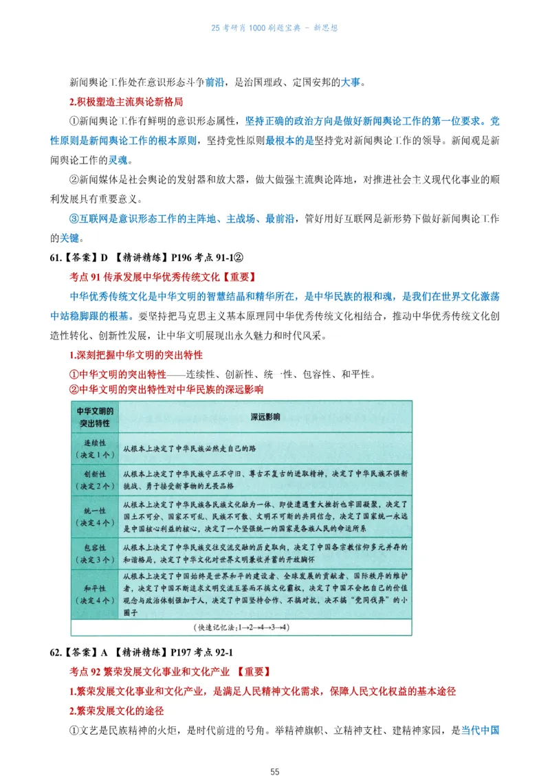 肖1000题刷题宝典-新思想_2026考公资料_（49）政治理论合集_政治理论合集_2025考研政治pdf（笔记）_肖秀荣考研政治_25肖1000题《刷题宝典》