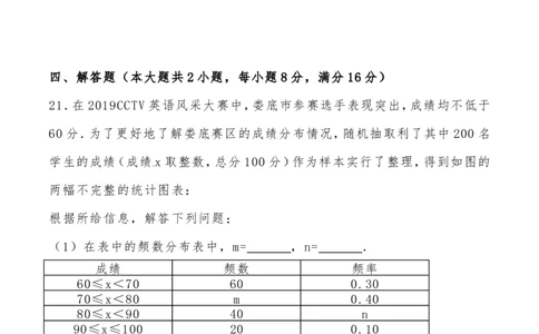 2019年娄底中考数学试题_中考真题_2.数学中考真题2015-2024年_2019年全国中考数学206份