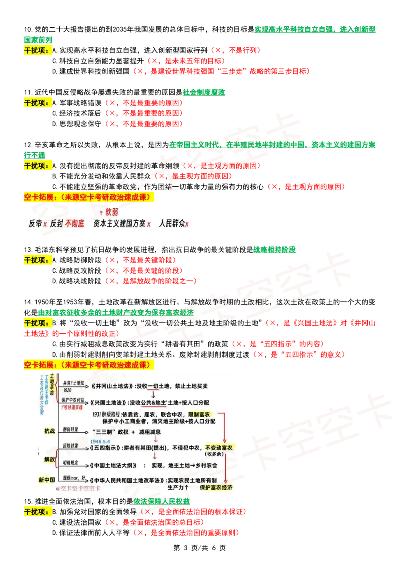 肖四复盘笔记（一）_2026考公资料_（49）政治理论合集_政治理论合集_2025考研政治pdf（笔记）_肖秀荣考研政治_24肖秀荣_2024肖四浓缩背诵笔记_空卡爷四资料汇总