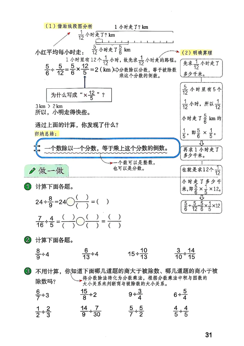 六上人教数学《课堂笔记》_2025秋《全能课堂课堂笔记》数学人教1-6
