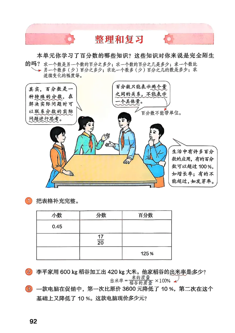 六上人教数学《课堂笔记》_2025秋《全能课堂课堂笔记》数学人教1-6