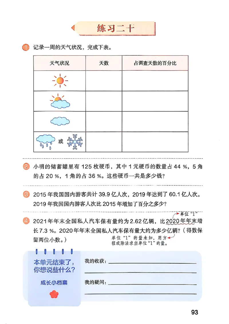 六上人教数学《课堂笔记》_2025秋《全能课堂课堂笔记》数学人教1-6