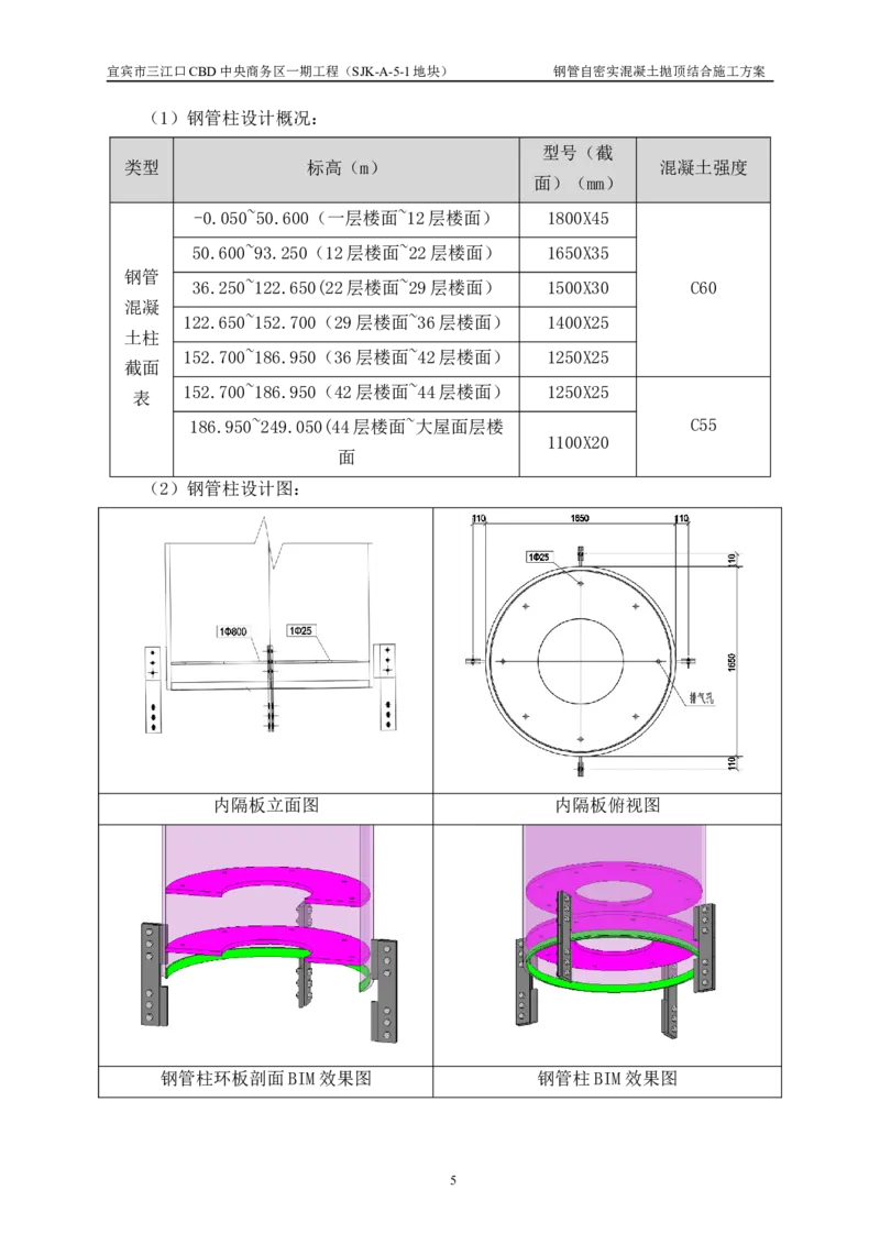 华侨城钢管自密实混凝土抛顶结合施工方案_2021-2023年优秀施组方案_施工方案_宜宾华侨城项目-华侨城钢管自密实混凝土抛顶结合施工方案_1.华侨城钢管自密实混凝土抛顶结合施工方案