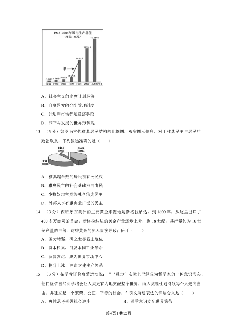 2013年高考历史试卷（江苏）（空白卷）_1.高考2025全国各省真题+答案_01.2008-2024全国高考真题（按省份分类）_10.江苏_2008-2024&middot;（江苏）历史高考真题