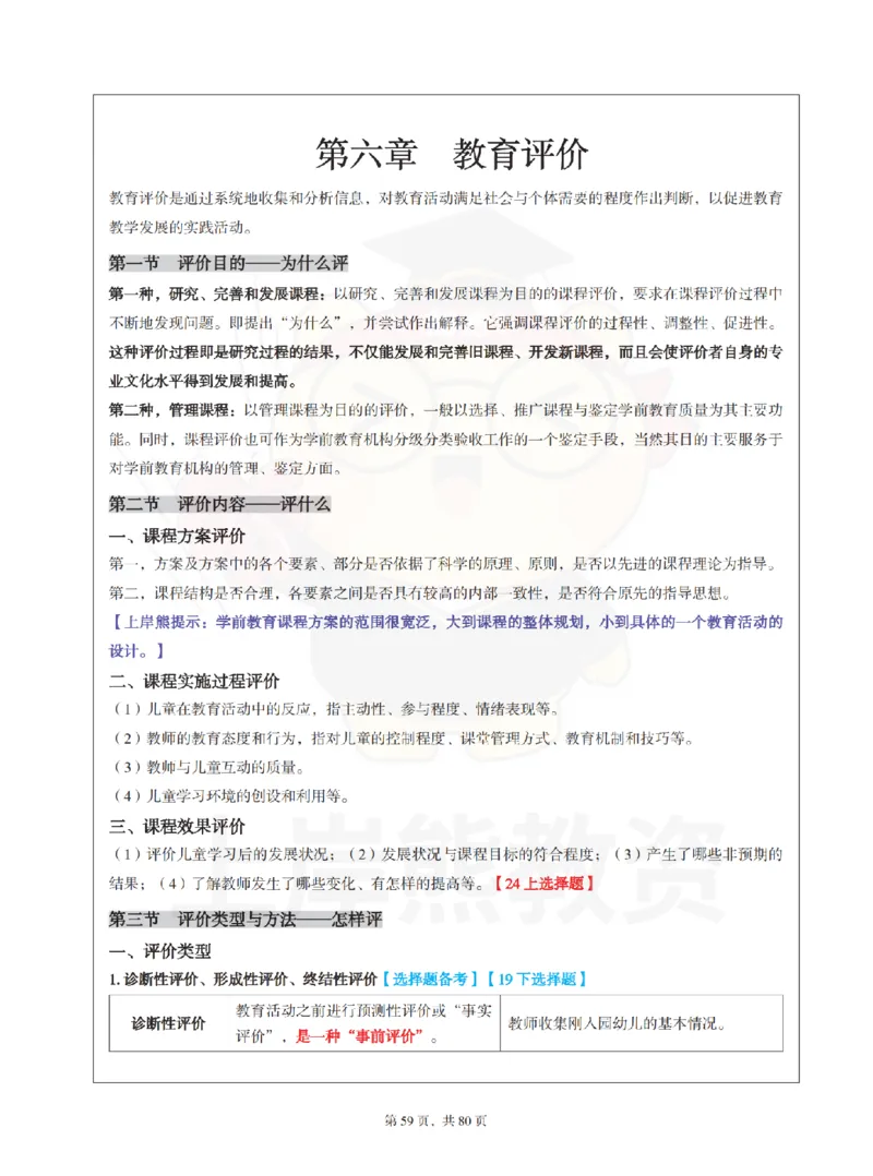 保教知识与能力（幼儿园）学霸笔记-上岸熊_4-教培资料-26年最新资料-同步更新_科一科二电子资料合集中小幼（笔记真题知识点汇总等）文件多，按需保存_04上岸熊合集