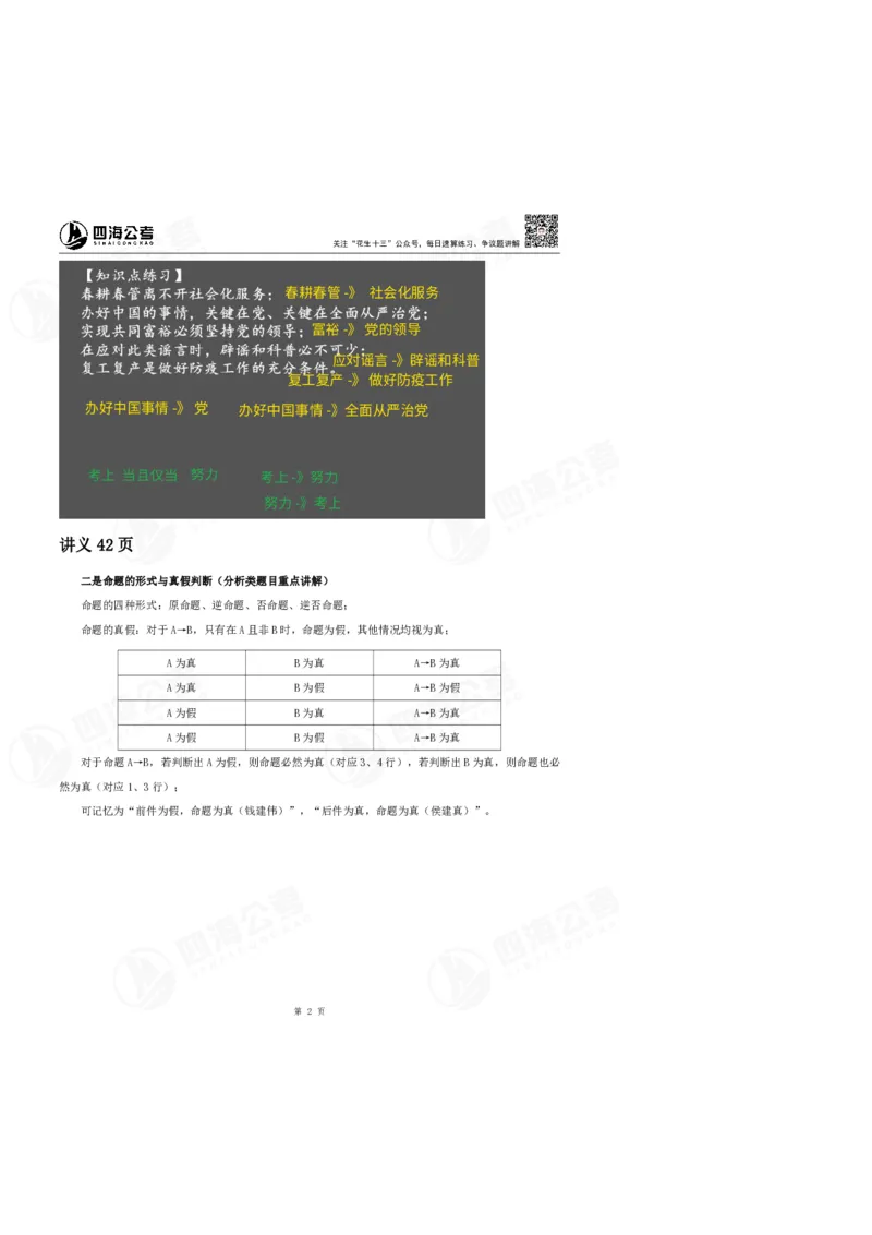 花生十三24上半年判断系统班第六讲-随堂笔记_2026考公资料_花生十三合集_2024+2023年资料_系统班2024上半年四海花生公考笔试系统班（含速算训练营）_逻辑判断_随堂笔记