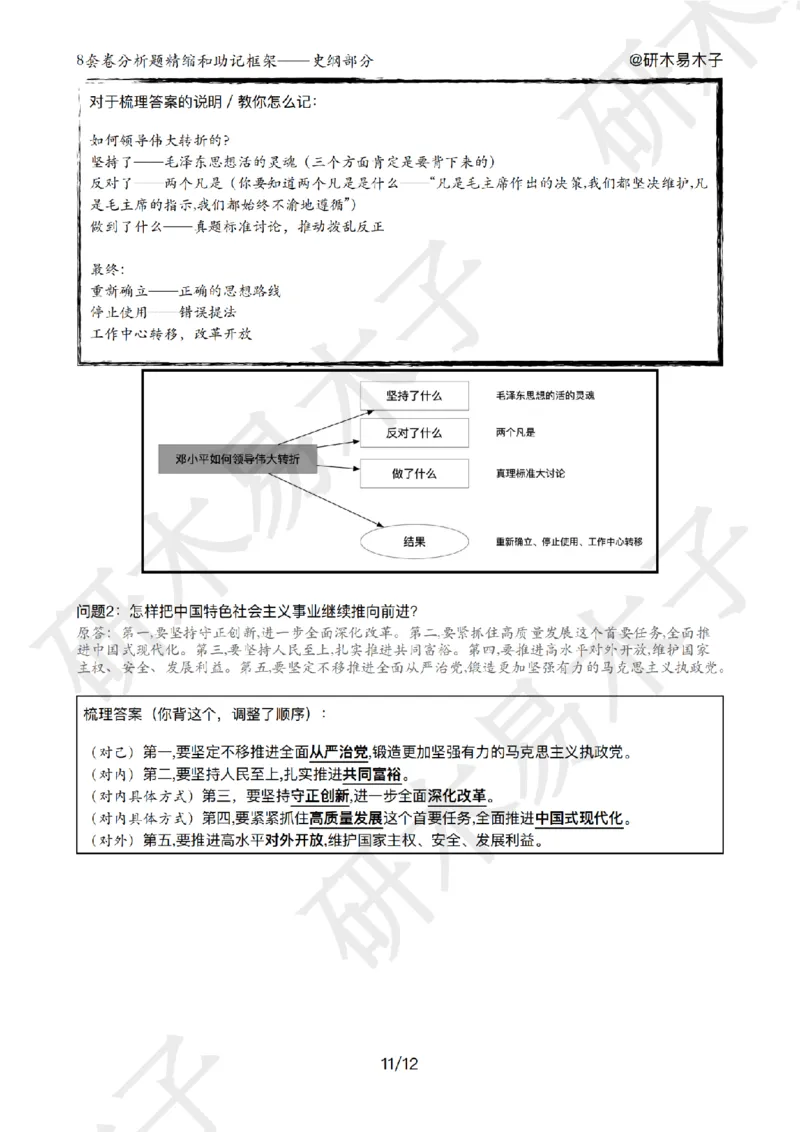 肖8分析题精缩-史纲_2026考公资料_（49）政治理论合集_政治理论合集_2025考研政治pdf（笔记）_肖秀荣考研政治_25肖秀荣《八套卷》+浓缩背诵合集_03.木易《肖八分析题精缩》