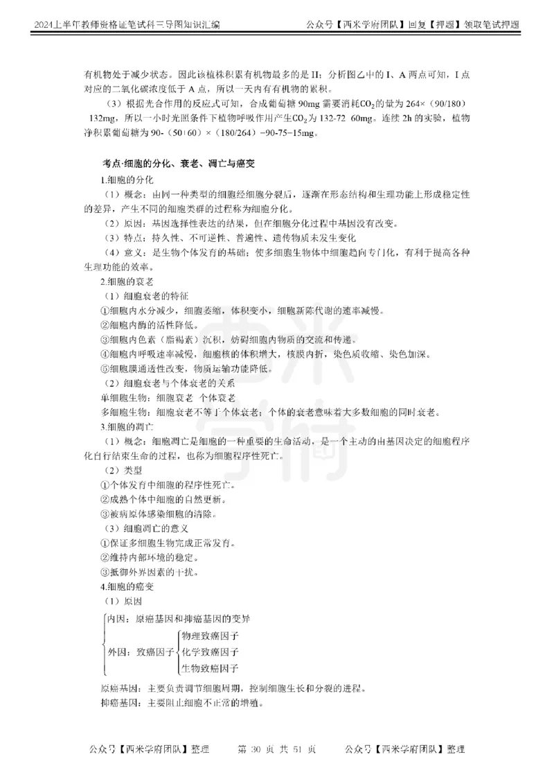 初中生物-知识导图汇编_4-教培资料-26年最新资料-同步更新_初中高中教资_03科三专项（进去保存报考的学科即可）_01科目三FB网课、三色速记手册、知识点导图等推荐_初中