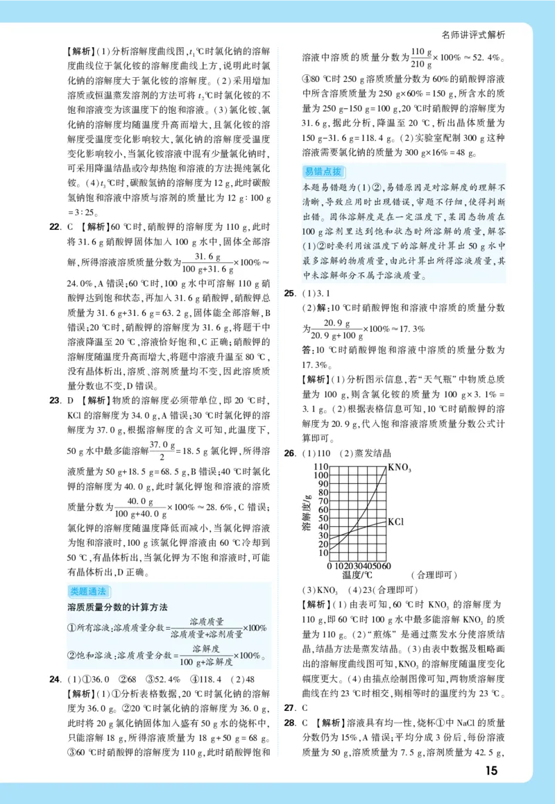 主题一全解全析_2026万唯系列预习复习_2026版初中《万唯中考真题》分类与新考法（化学地理）_化学