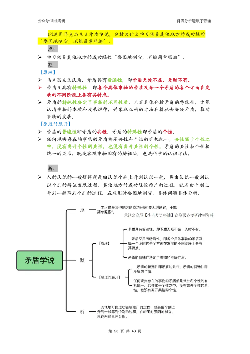 肖四-全套分析背诵梳理&mdash;精简版_2026考公资料_（49）政治理论合集_政治理论合集_2025考研政治pdf（笔记）_肖秀荣考研政治_24肖秀荣_2024肖四浓缩背诵笔记_西柚