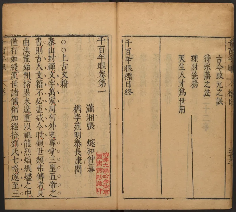 千百年眼.12卷.明张燧撰.范明泰阅.明万历时期刻本_t涯_绝版古籍电子书合集（13大类）_易经类