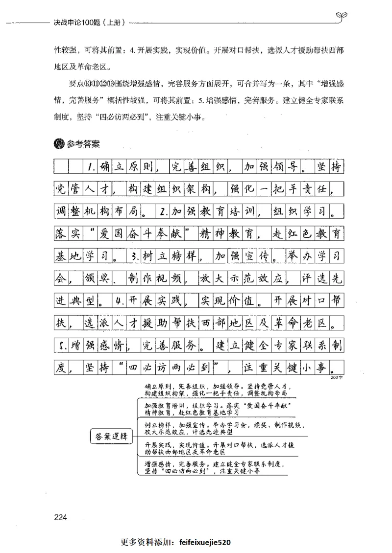 决战申论100题（上册）_26吉林考备考资料包_11省考刷题包_05决战申论100题_决战申论100题2021年8月版次