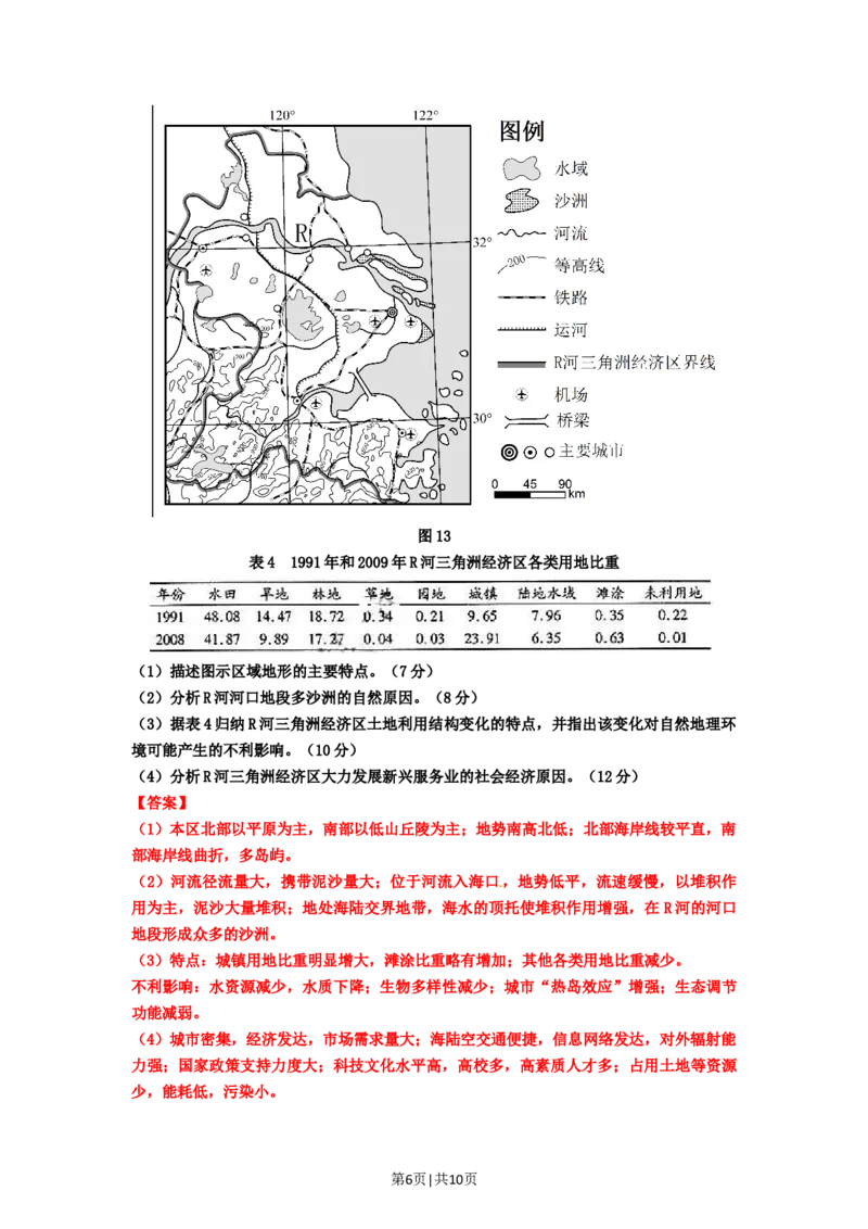 2012年高考地理试卷（福建）（解析卷）_1.高考2025全国各省真题+答案_01.2008-2024全国高考真题（按省份分类）_24.福建_2012-2024&middot;（福建）地理高考真题