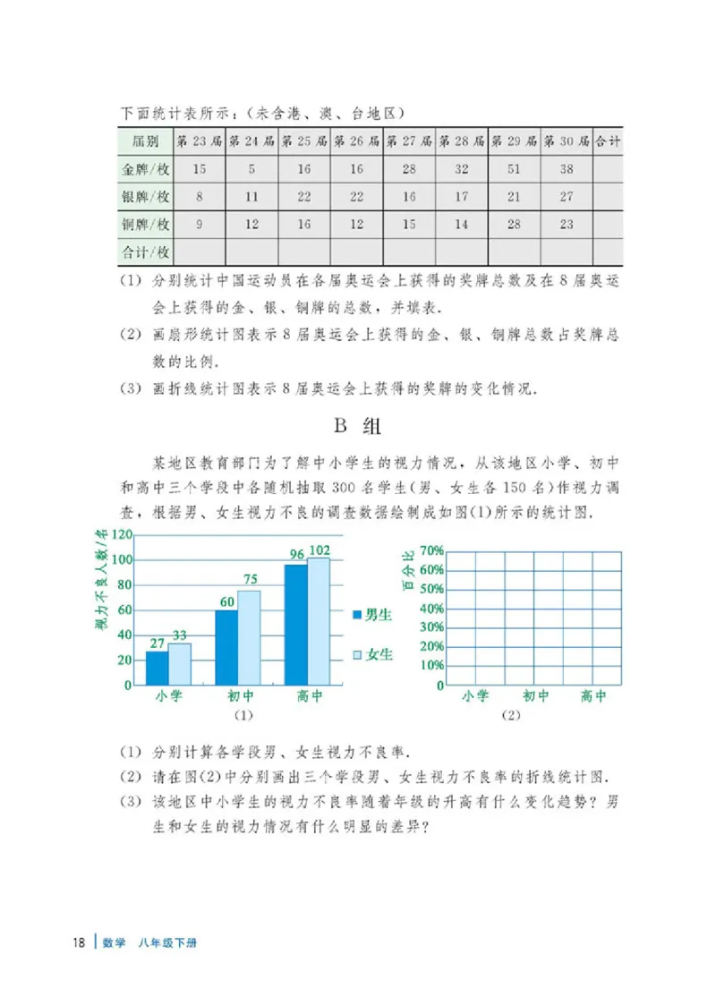 冀教版8年级数学下册高清教材_4-教培资料-26年最新资料-同步更新_初中高中教资_03科三专项（进去保存报考的学科即可）_02科三专项（笔记真题思维导图教学设计版本二）