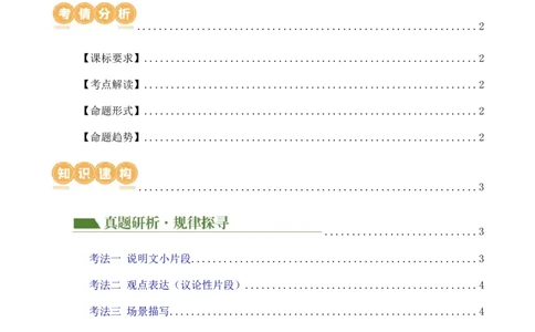 专题37小作文写作（场景描写、说明文片段、议论性片段、邀请函、演讲词）（讲练）-（全国通用）（解析版）_120中考语文全套复习_中考语文复习总复习_二轮复习资料_模块七写作