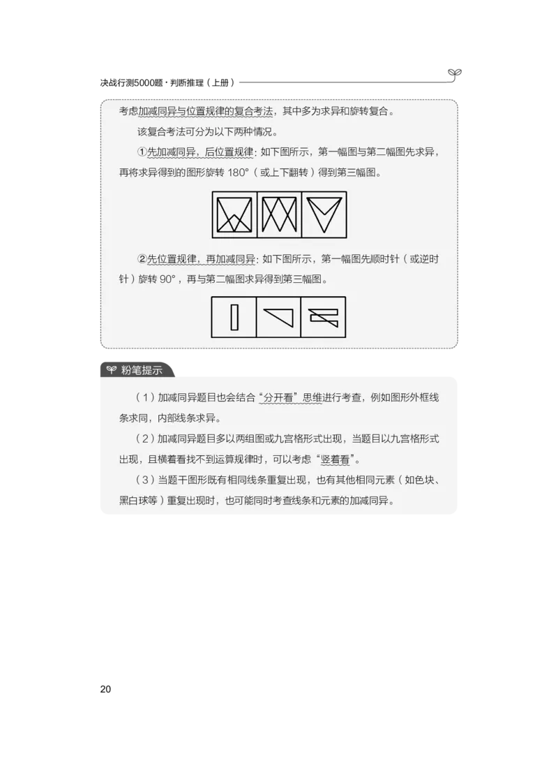 公务员考试辅导用书&middot;决战行测5000题（判断推理）（上册）2025版_26吉林考备考资料包_11省考刷题包_04决战行测5000题_行测5000题2024年6月版次
