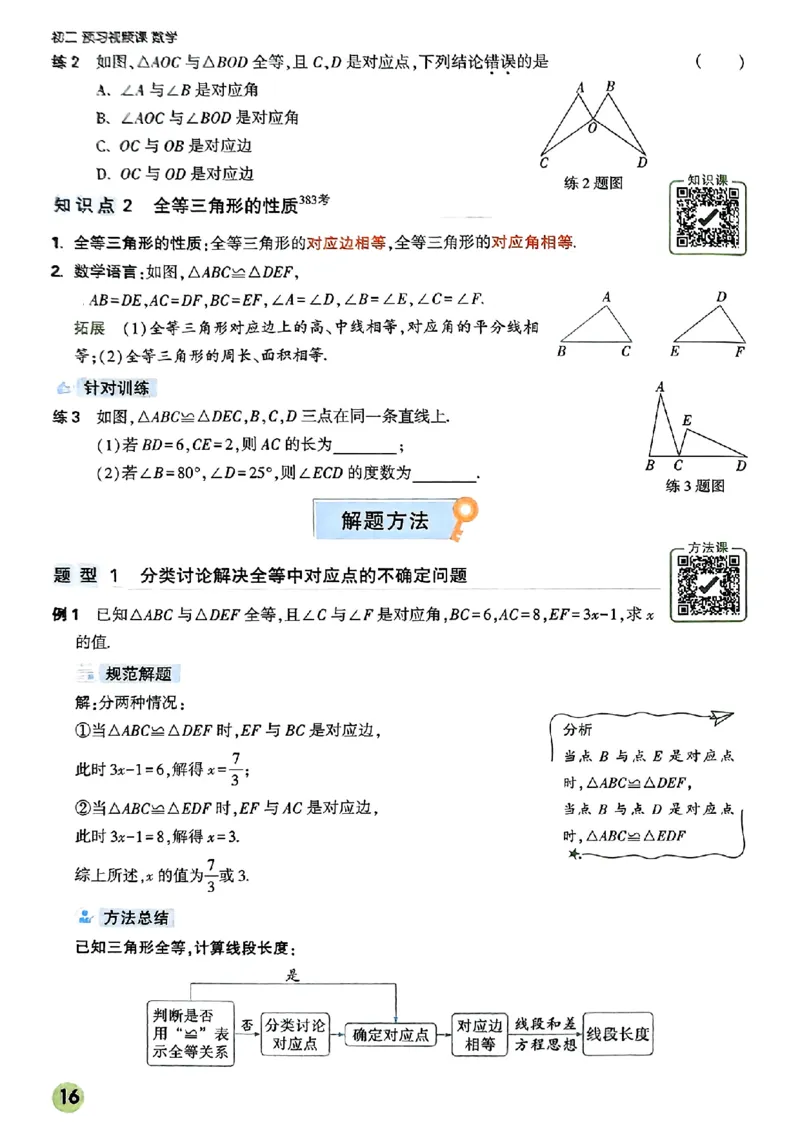 初二预习数学_2026万唯系列预习复习_2026版初中《万唯预习课》8年级上册（语文、英语、物理）（人教）_2026版初中《万唯预习课》8年级上册（数学）