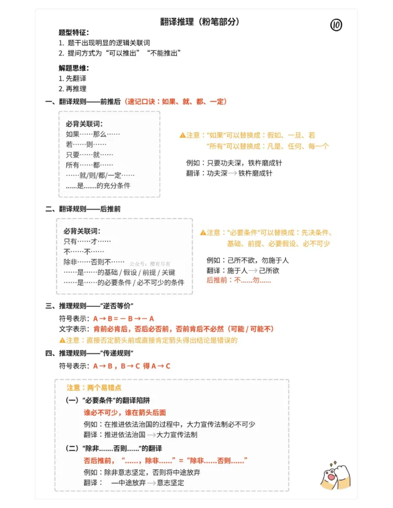 花生十三丨26逻辑判断总结13页纸_2026考公资料_（01）花生十三_01系统班（2026版）花生十三旗舰班（行测+申论）_判断推理_花生十三丨26逻辑判断总结13页纸