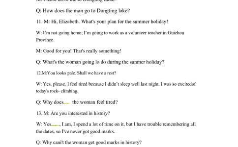 2018德州中考听力原文_中考真题_3.英语中考真题2015-2024年_地区卷_山东省_山东德州英语10-21_2018年德州市中考英语试题卷（含试题、录音稿及mp3）