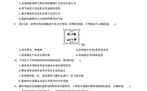 初中生物科目三考前3套卷_4-教培资料-26年最新资料-同步更新_初中高中教资_03科三专项（进去保存报考的学科即可）_卢姨25下：科目三考前3套卷_初中_初中生物