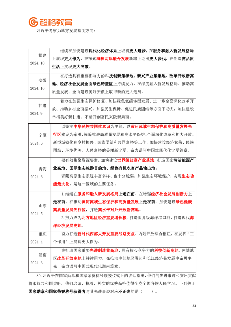 知识点背诵版政治理论考前100题_2026考公资料_（05）超格_行测申论2025超格合集(行测&申论&政治理论)_政治理论2025超哥政治理论200题+100题CG