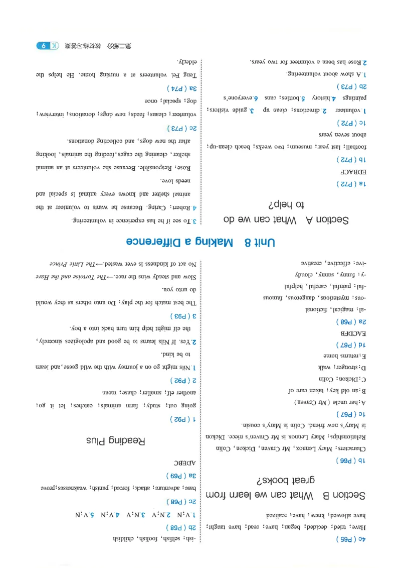 五年中考三年模拟答案全面解析人教八下_初中英语新版_最新人教版英语八年级下册_2026春新人教版八下（更新中）_88教辅合集