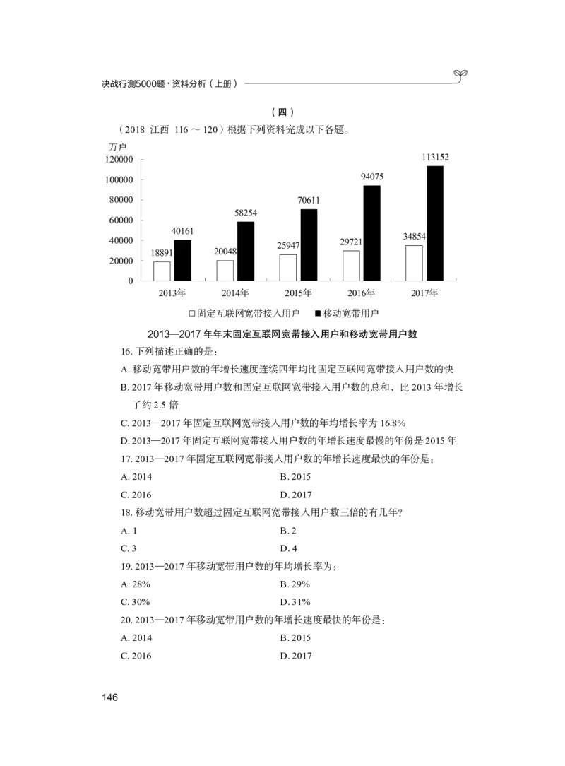 公务员考试辅导用书&middot;决战行测5000题（资料分析）（上册）2025_26吉林考备考资料包_11省考刷题包_04决战行测5000题_行测5000题2024年6月版次