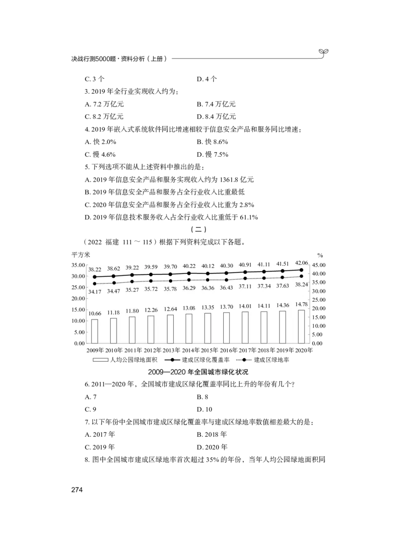 公务员考试辅导用书&middot;决战行测5000题（资料分析）（上册）2025_26吉林考备考资料包_11省考刷题包_04决战行测5000题_行测5000题2024年6月版次