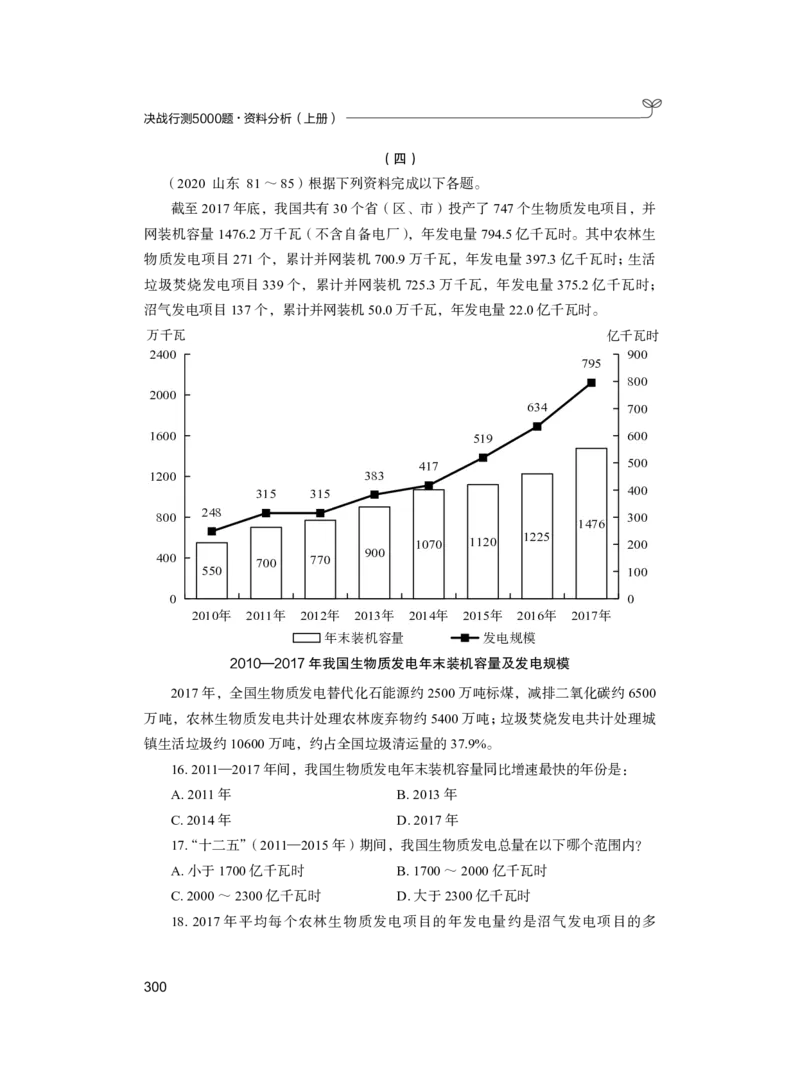 公务员考试辅导用书&middot;决战行测5000题（资料分析）（上册）2025_26吉林考备考资料包_11省考刷题包_04决战行测5000题_行测5000题2024年6月版次