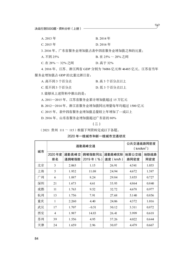 公务员考试辅导用书&middot;决战行测5000题（资料分析）（上册）2025_26吉林考备考资料包_11省考刷题包_04决战行测5000题_行测5000题2024年6月版次